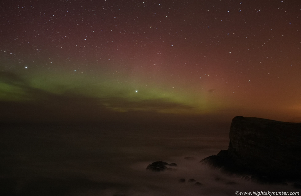 Aurora Borealis, Co. Antrim Coastline