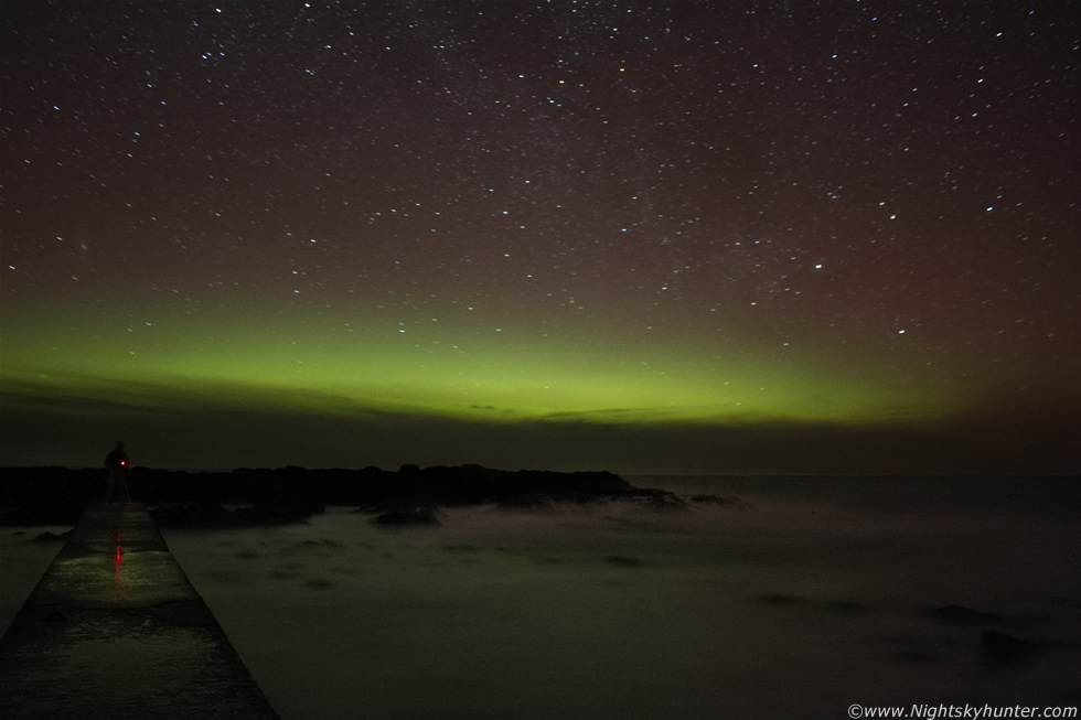 Aurora Borealis, Antrim Coast, N. Ireland