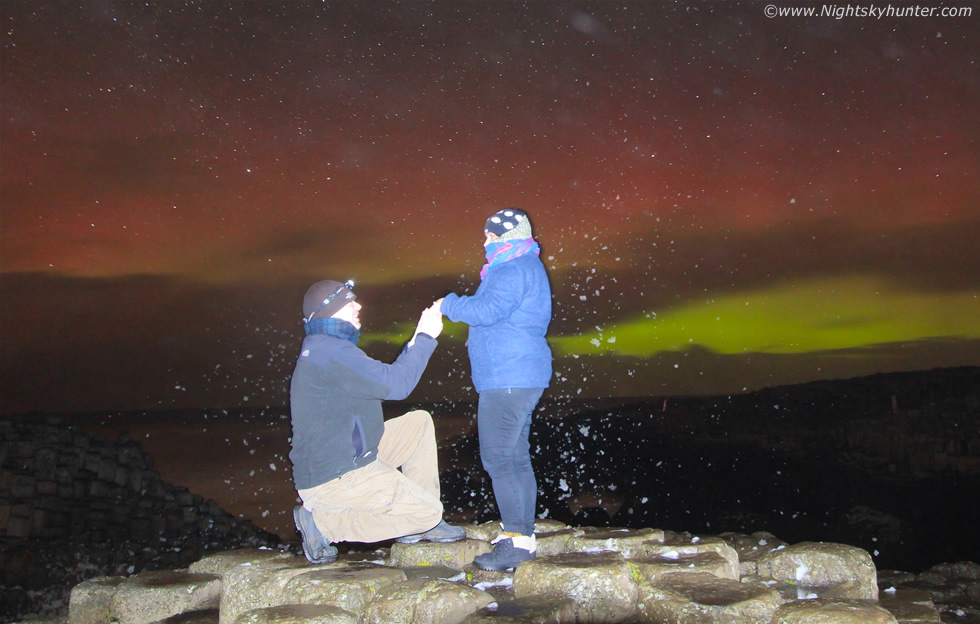 Christmas Eve Aurora Engagement