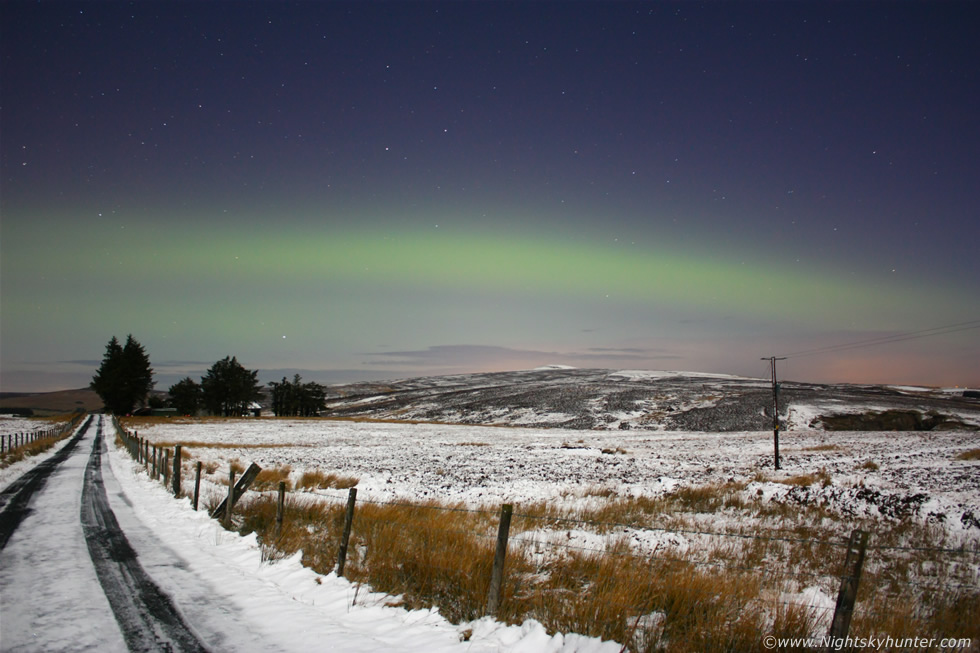 Glenshane Pass Aurora Borealis Display - Feb 2011