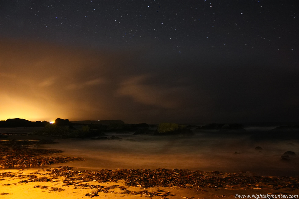 Ballintoy Harbour Night Storms & Stars