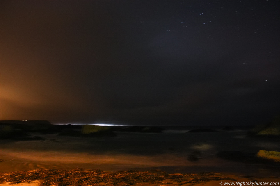 Ballintoy Harbour Night Storms & Stars