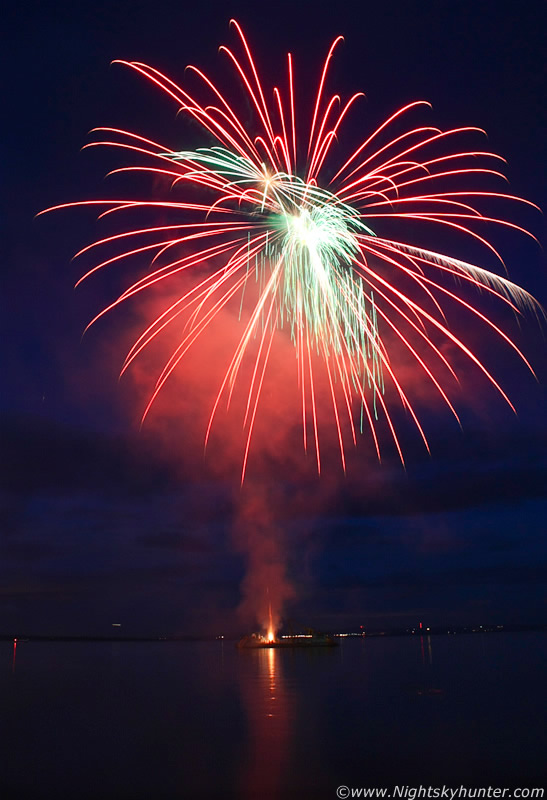 Festival of Lights Fireworks Display, Ballyronan Marina, N. Ireland - August 26th 2011