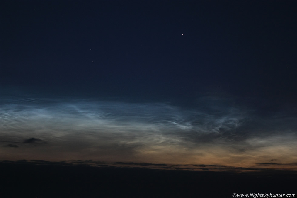 Dunluce Castle Noctilucent Cloud Display