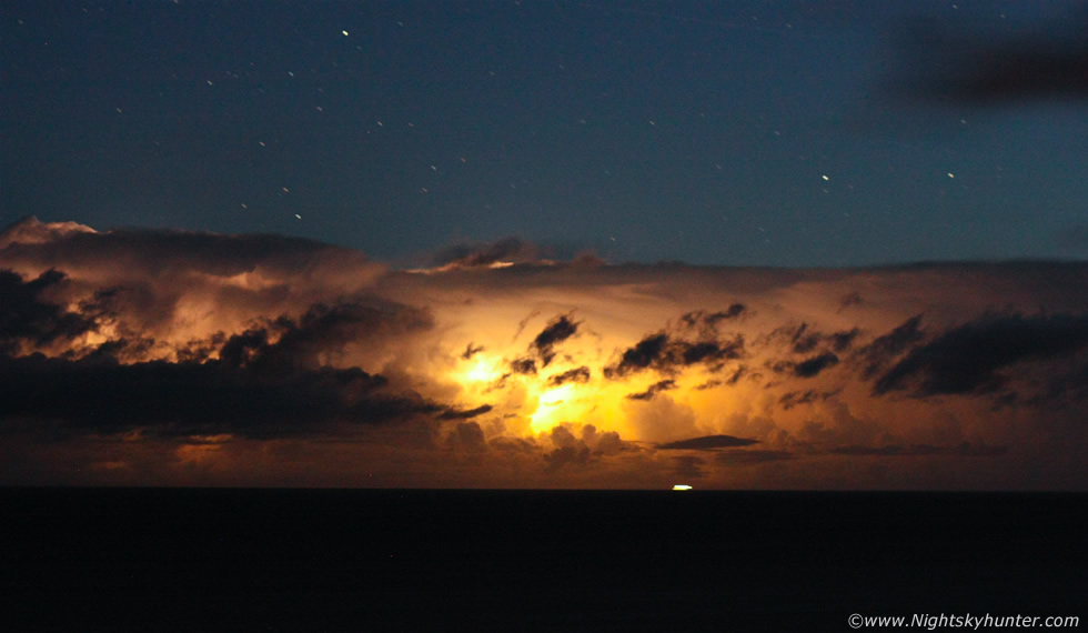 Atlantic Ocean Lightning