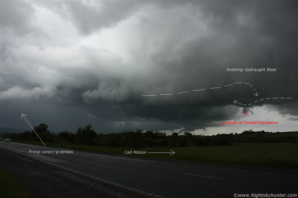 Funnel Cloud, Maghera-Knockloughrim, June 7th 2011