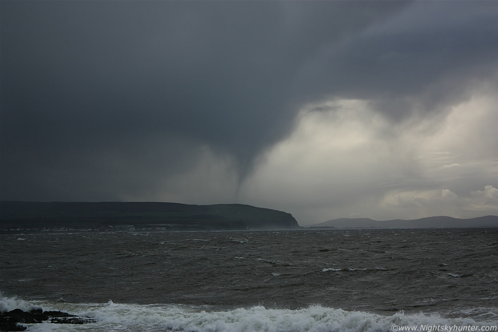 Funnel Cloud/Waterspout, Co. Anrim Coast