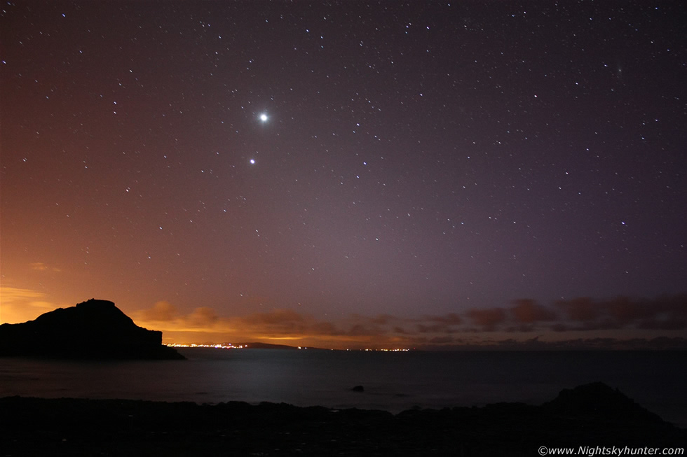 Giant's Causeway Planets, Zodiacal Light & Aurora