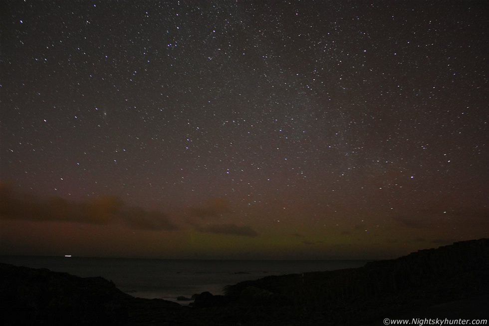 Giant's Causeway Planets, Zodiacal Light & Aurora