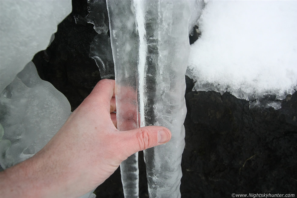 Insane Icicle Display On Glenshane Pass