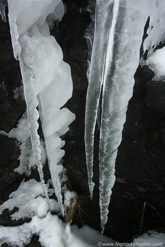 Insane Icicle Display On Glenshane Pass