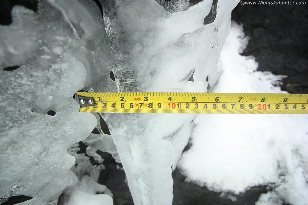 Insane Icicle Display On Glenshane Pass