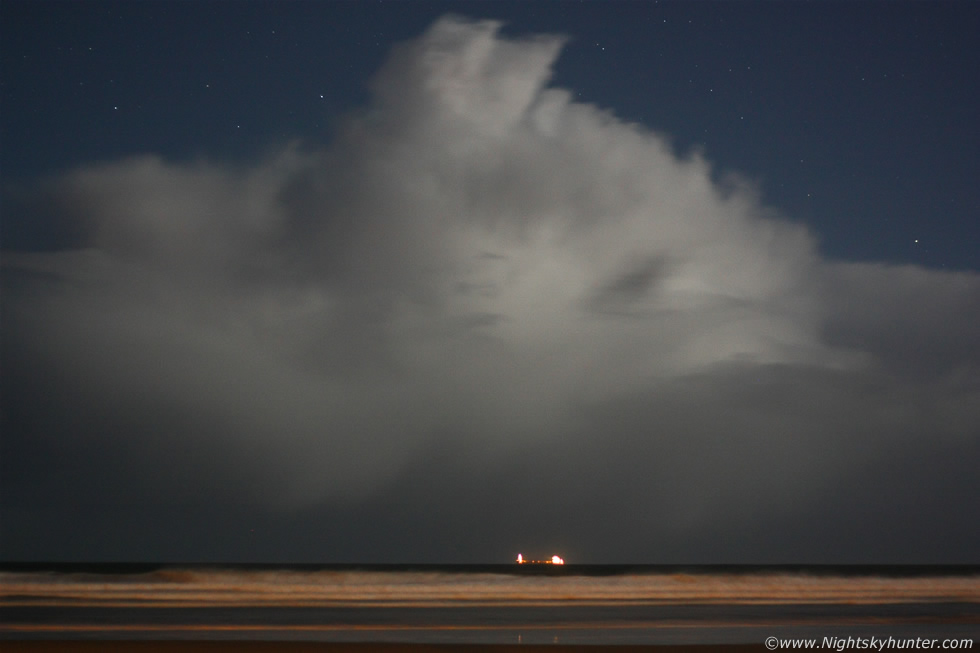 Moonlit Ocean Storms - North Coast