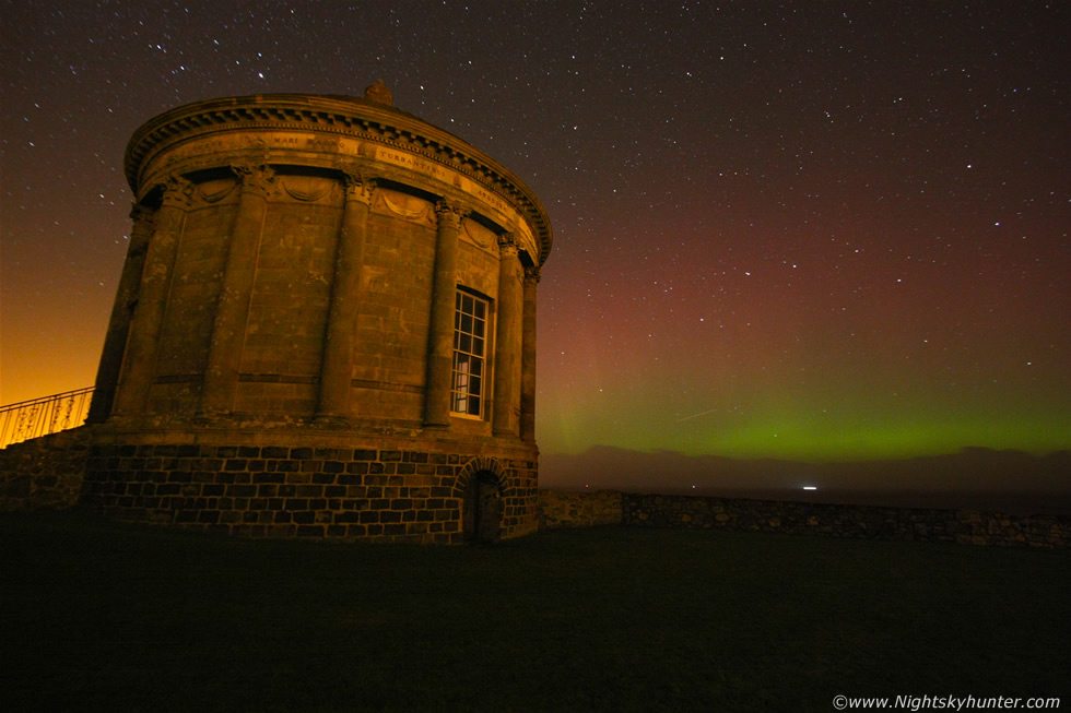 Mussenden Temple Aurora Outburst