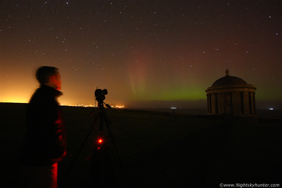 Mussenden Temple Aurora Outburst