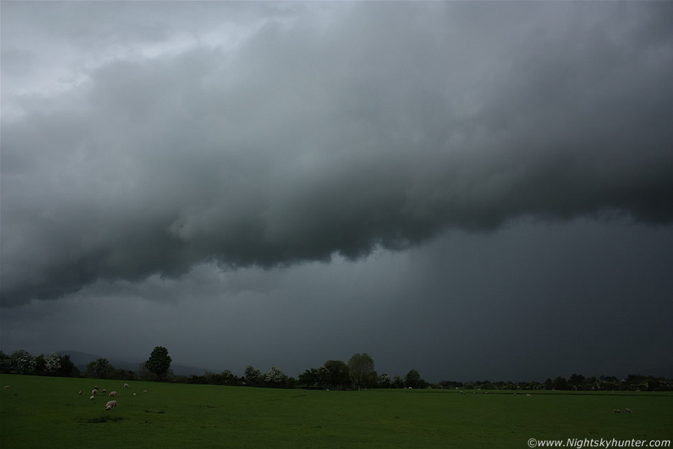 Severe Multicell Thunderstorms, Glenshane Pass