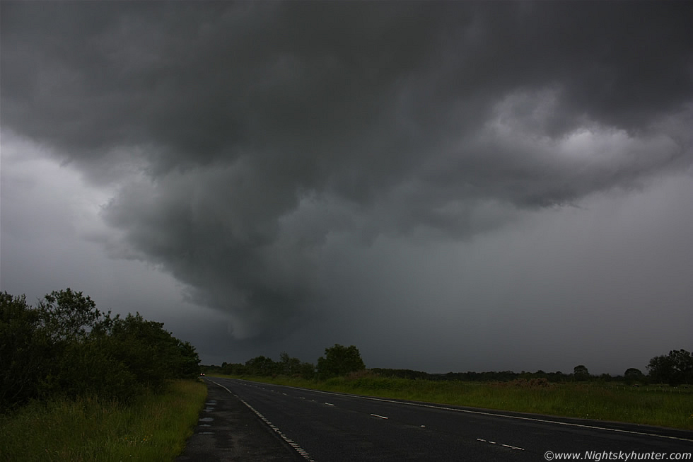 Shelf Cloud/Gust Front, Glenshane Road, July 7th 2011