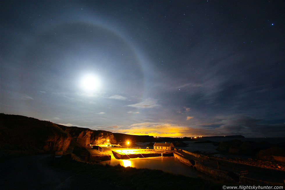 Ballintoy Moon Halo