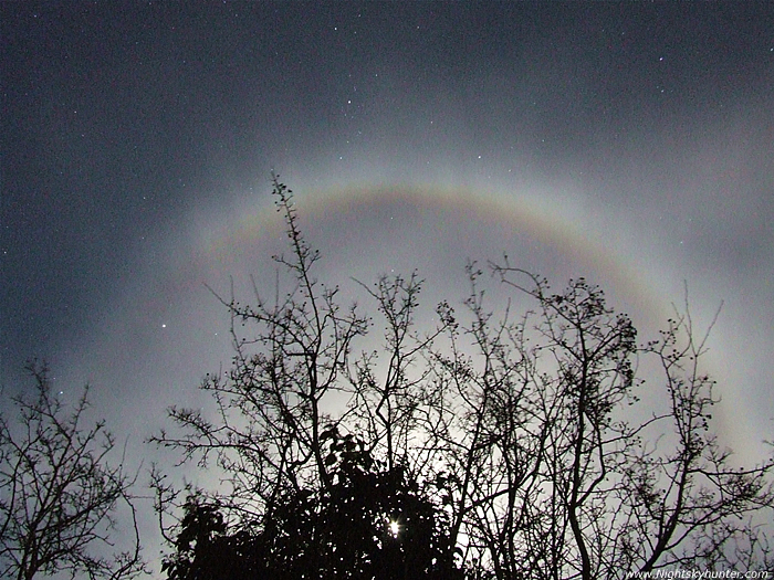 22 Degree Moon Halo